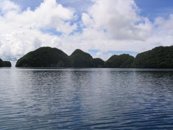 Die Rock Islands von Palau