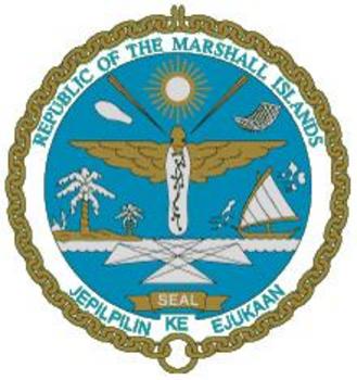 Staatswappen Marshall Inseln 