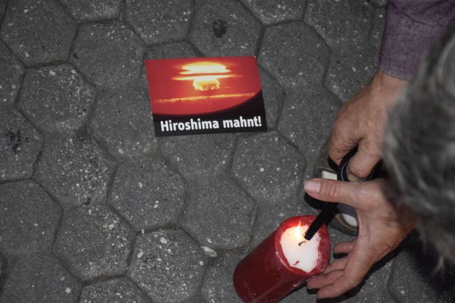Impressionen vom Hiroshima-Gedenktag in Nürnberg