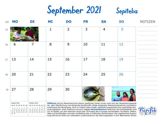 Pazifische Inseln 2021