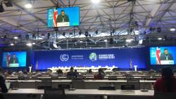 Breaking News: James Baghwan von der Pazifischen Kirchenkonferenz spricht im Plenum der COP26