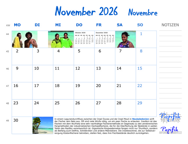 Pazifische Inseln 2026