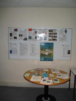 Infostand des Pazifik-Netzwerkes