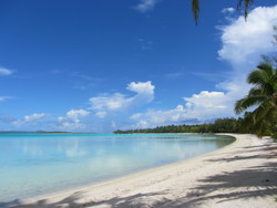Strand auf Aitutaki 