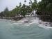 Hohe Wellen vor der Küste von Funafuti